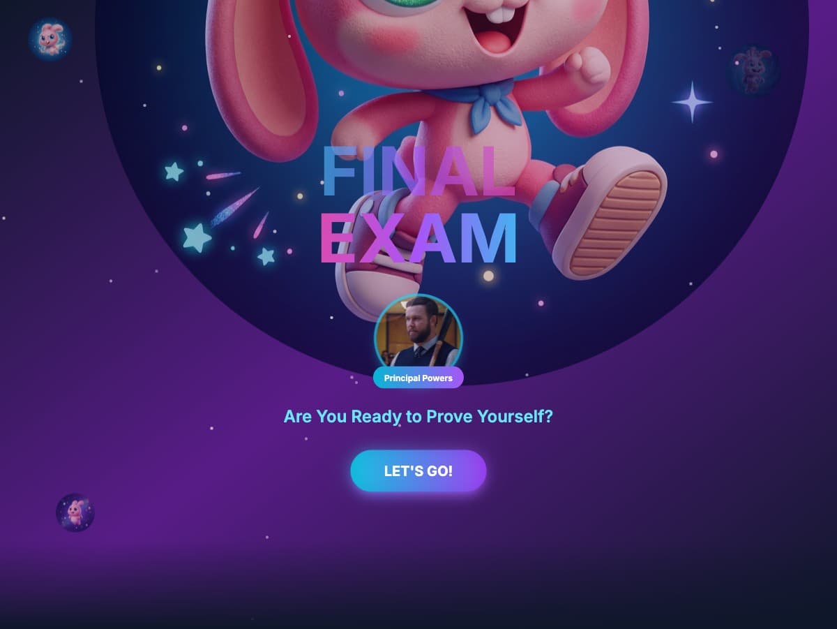 Final Exam Challenge